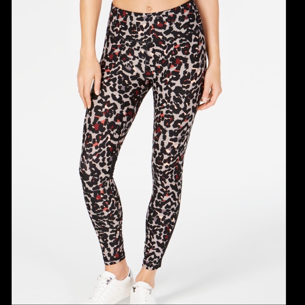 NWT Calvin Klein performance cheetah leggings